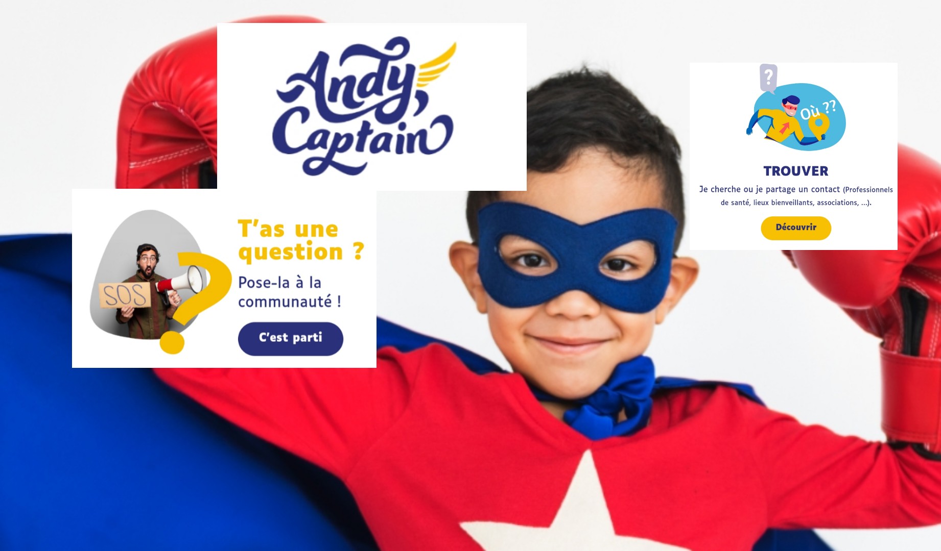 AndyCaptain propose un assistant personnel partant du principe que si les aidants sont accompagnés, aidés, soutenus, alors ils seront capables d'aider et d'accompagner à leur tour leurs enfants dans un environnement porteur qui sera la terreau de l'autonomie et de l'accès à l'emploi dans l'avenir.